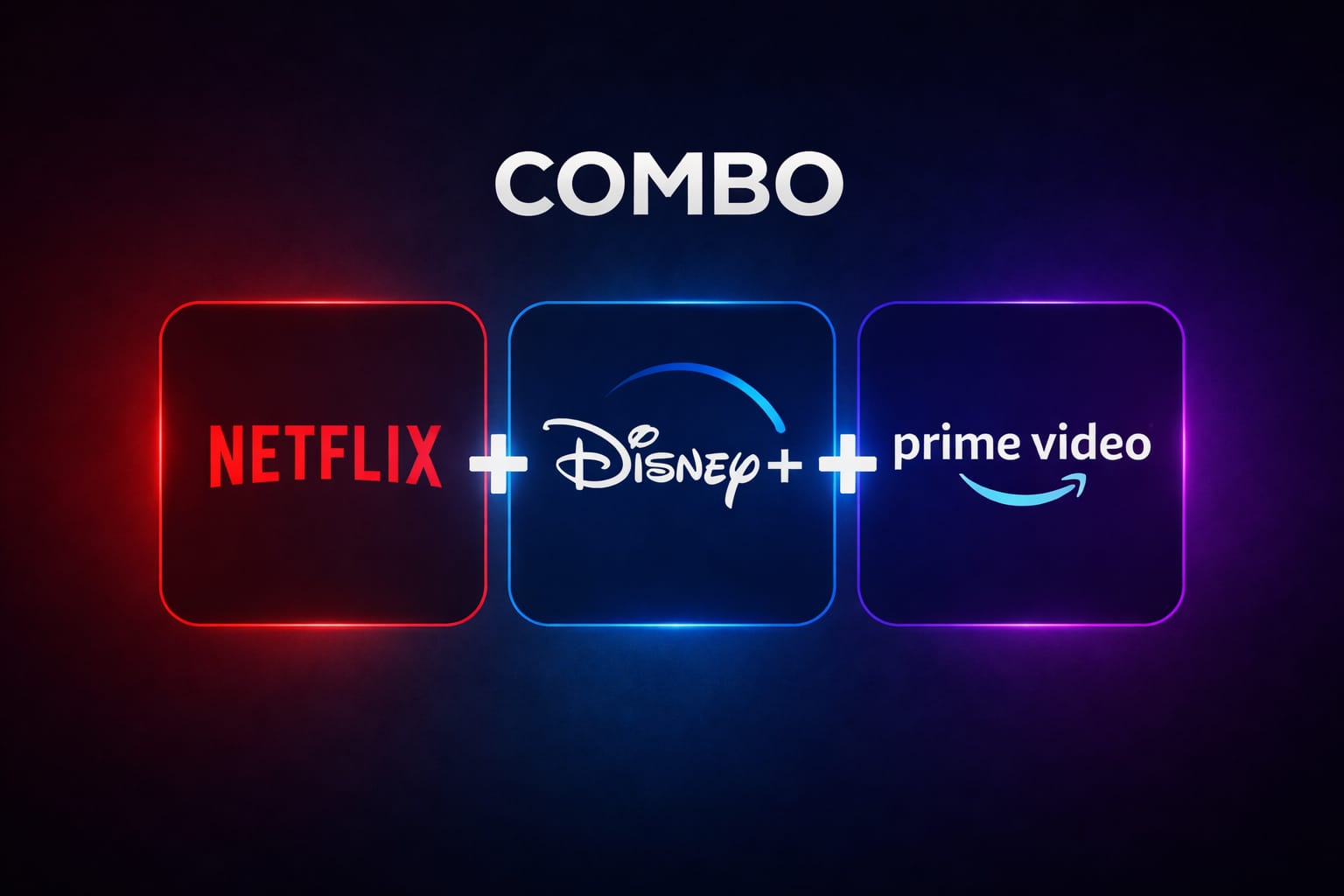 Netflix+Disney+Prime Video
