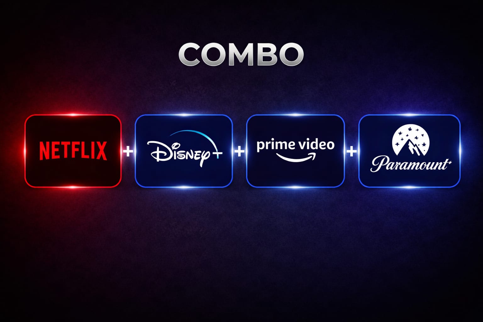 Netflix+Disney+Prime Video+Paramount